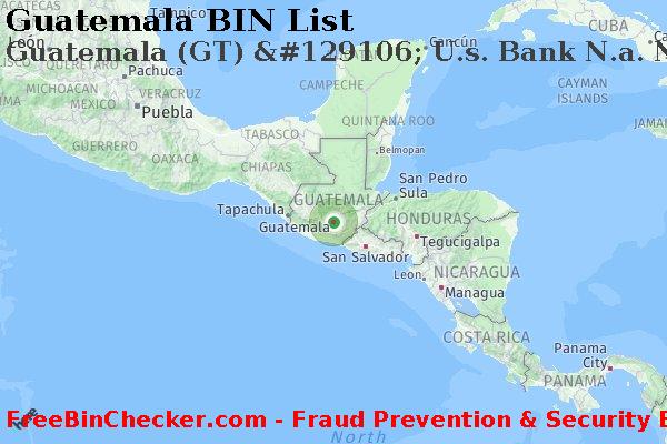 Guatemala Guatemala+%28GT%29+%26%23129106%3B+U.s.+Bank+N.a.+Nd BIN List