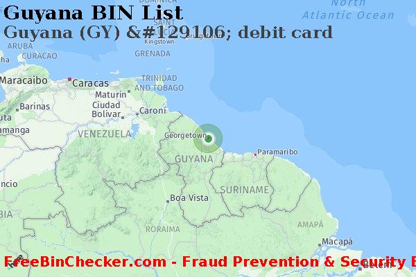Guyana Guyana+%28GY%29+%26%23129106%3B+debit+card BIN List