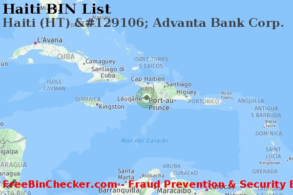 Haiti Haiti+%28HT%29+%26%23129106%3B+Advanta+Bank+Corp. Lista BIN