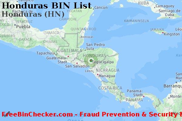 Honduras Honduras+%28HN%29 BIN-Liste