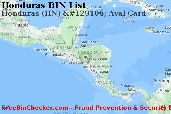 Honduras Honduras+%28HN%29+%26%23129106%3B+Aval+Card BIN List