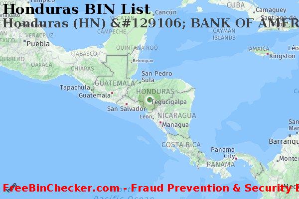 Honduras Honduras+%28HN%29+%26%23129106%3B+BANK+OF+AMERICA BIN Dhaftar