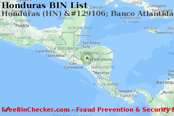Honduras Honduras+%28HN%29+%26%23129106%3B+Banco+Atlantida%2C+S.a. Список БИН