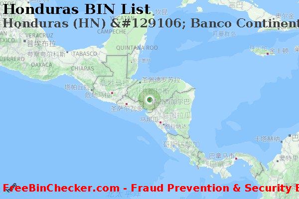 Honduras Honduras+%28HN%29+%26%23129106%3B+Banco+Continental%2C+S.a. BIN列表