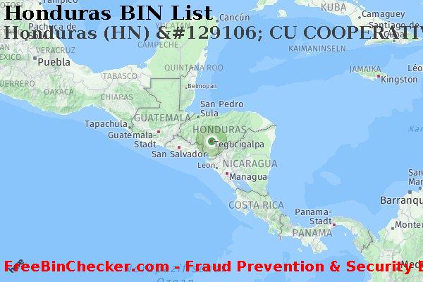 Honduras Honduras+%28HN%29+%26%23129106%3B+CU+COOPERATIVE+SYSTEMS%2C+INC. BIN-Liste