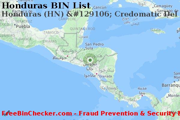 Honduras Honduras+%28HN%29+%26%23129106%3B+Credomatic+Del+Istmo%2C+S.a. قائمة BIN