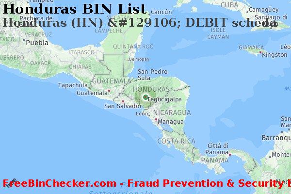 Honduras Honduras+%28HN%29+%26%23129106%3B+DEBIT+scheda Lista BIN