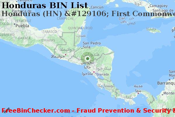 Honduras Honduras+%28HN%29+%26%23129106%3B+First+Commonwealth+Bank قائمة BIN