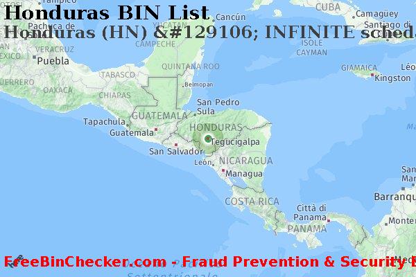 Honduras Honduras+%28HN%29+%26%23129106%3B+INFINITE+scheda Lista BIN