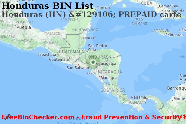 Honduras Honduras+%28HN%29+%26%23129106%3B+PREPAID+carte BIN Liste 