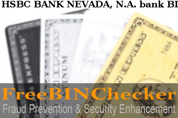 Hsbc Bank Nevada, N.a. Список БИН
