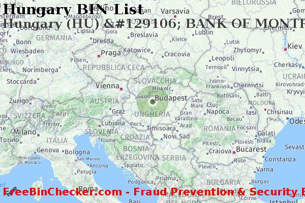 Hungary Hungary+%28HU%29+%26%23129106%3B+BANK+OF+MONTREAL Lista BIN
