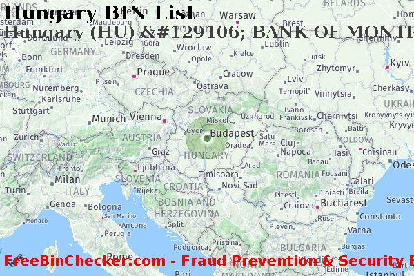 Hungary Hungary+%28HU%29+%26%23129106%3B+BANK+OF+MONTREAL Lista de BIN