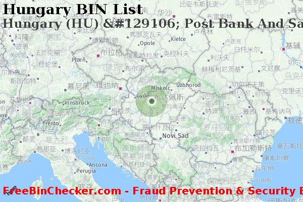 Hungary Hungary+%28HU%29+%26%23129106%3B+Post+Bank+And+Savings+Bank+Corporation BIN列表