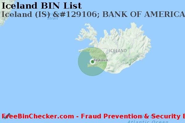 Iceland Iceland+%28IS%29+%26%23129106%3B+BANK+OF+AMERICA+N.A. BIN List
