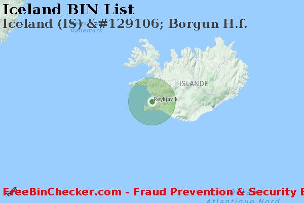 Iceland Iceland+%28IS%29+%26%23129106%3B+Borgun+H.f. BIN Liste 