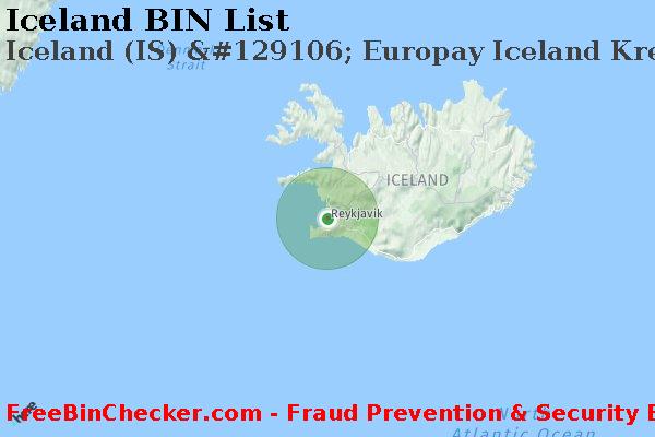 Iceland Iceland+%28IS%29+%26%23129106%3B+Europay+Iceland+Kreditkort+Hf বিন তালিকা