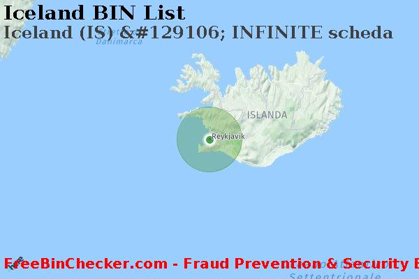 Iceland Iceland+%28IS%29+%26%23129106%3B+INFINITE+scheda Lista BIN