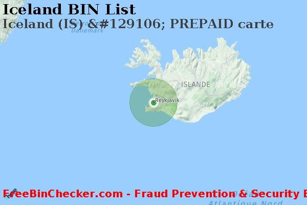 Iceland Iceland+%28IS%29+%26%23129106%3B+PREPAID+carte BIN Liste 