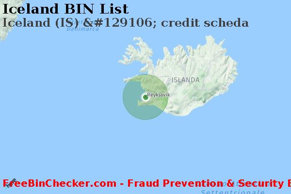 Iceland Iceland+%28IS%29+%26%23129106%3B+credit+scheda Lista BIN