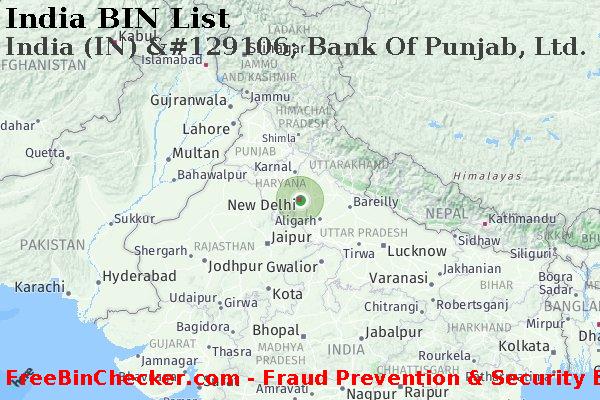 India India+%28IN%29+%26%23129106%3B+Bank+Of+Punjab%2C+Ltd. BIN List