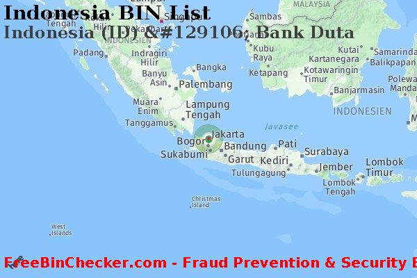 Indonesia Indonesia+%28ID%29+%26%23129106%3B+Bank+Duta BIN-Liste