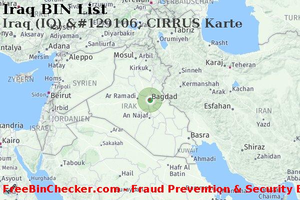 Iraq Iraq+%28IQ%29+%26%23129106%3B+CIRRUS+Karte BIN-Liste