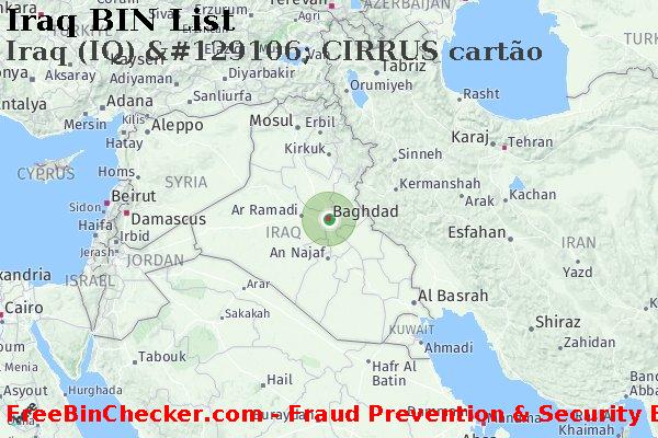 Iraq Iraq+%28IQ%29+%26%23129106%3B+CIRRUS+cart%C3%A3o Lista de BIN