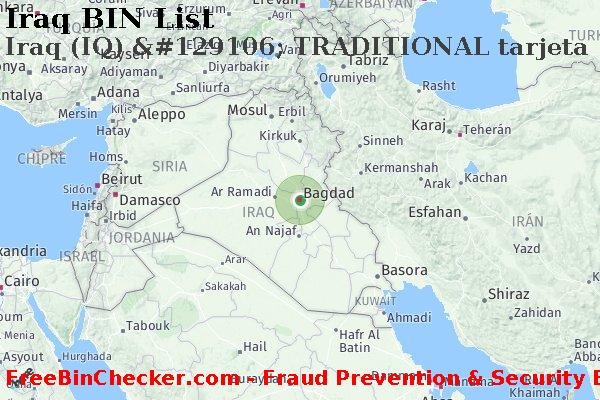 Iraq Iraq+%28IQ%29+%26%23129106%3B+TRADITIONAL+tarjeta Lista de BIN