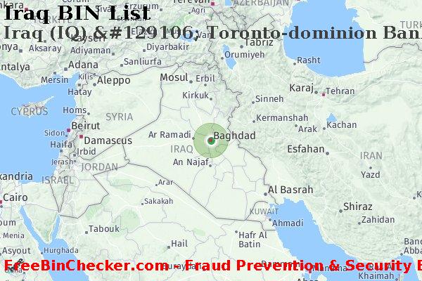 Iraq Iraq+%28IQ%29+%26%23129106%3B+Toronto-dominion+Bank BIN Danh sách