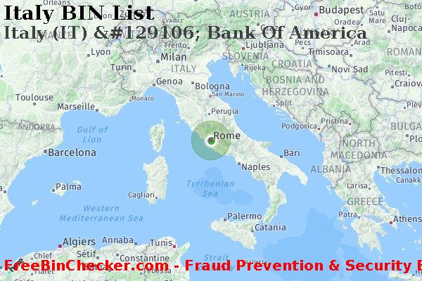 Italy Italy+%28IT%29+%26%23129106%3B+Bank+Of+America BIN Lijst