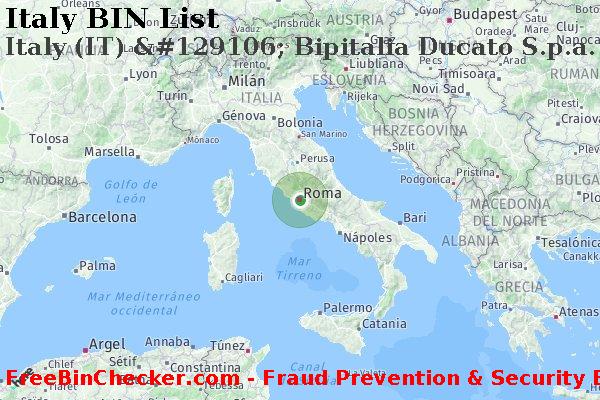 Italy Italy+%28IT%29+%26%23129106%3B+Bipitalia+Ducato+S.p.a. Lista de BIN