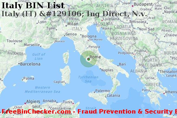 Italy Italy+%28IT%29+%26%23129106%3B+Ing+Direct%2C+N.v. BIN List