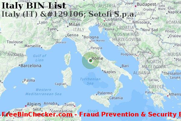 Italy Italy+%28IT%29+%26%23129106%3B+Setefi+S.p.a. BIN List