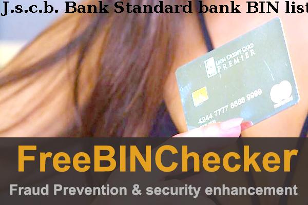 J.s.c.b. Bank Standard BIN-Liste