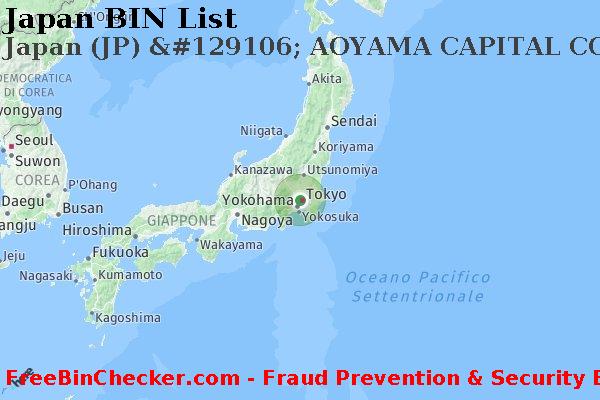 Japan Japan+%28JP%29+%26%23129106%3B+AOYAMA+CAPITAL+CO.%2C+LTD. Lista BIN