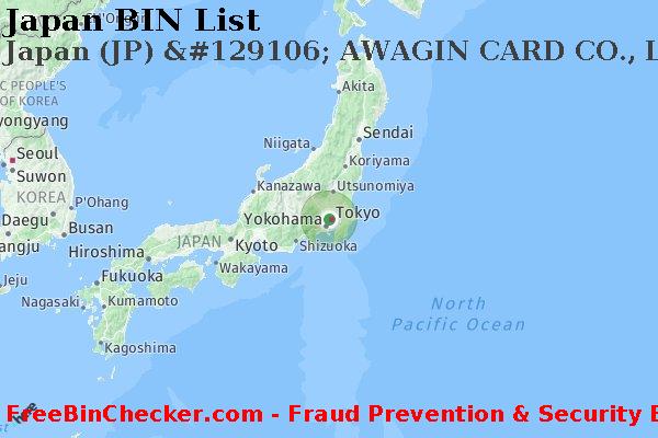 Japan Japan+%28JP%29+%26%23129106%3B+AWAGIN+CARD+CO.%2C+LTD. Lista de BIN