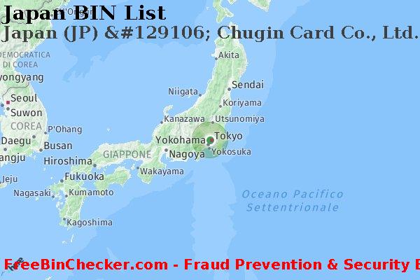 Japan Japan+%28JP%29+%26%23129106%3B+Chugin+Card+Co.%2C+Ltd. Lista BIN