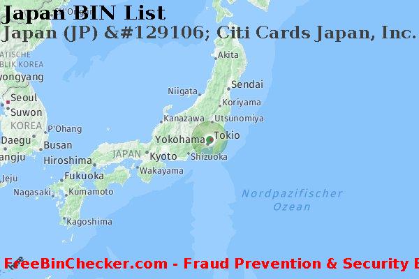 Japan Japan+%28JP%29+%26%23129106%3B+Citi+Cards+Japan%2C+Inc. BIN-Liste