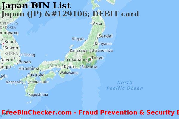 Japan Japan+%28JP%29+%26%23129106%3B+DEBIT+card BIN Lijst
