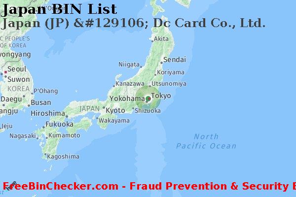 Japan Japan+%28JP%29+%26%23129106%3B+Dc+Card+Co.%2C+Ltd. BIN Lijst