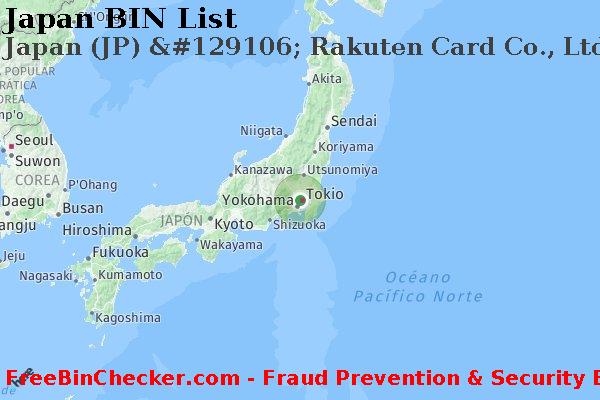 Japan Japan+%28JP%29+%26%23129106%3B+Rakuten+Card+Co.%2C+Ltd. Lista de BIN