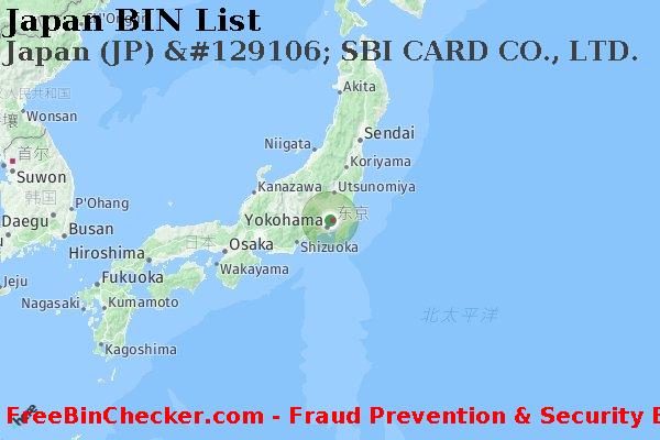 Japan Japan+%28JP%29+%26%23129106%3B+SBI+CARD+CO.%2C+LTD. BIN列表