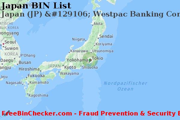 Japan Japan+%28JP%29+%26%23129106%3B+Westpac+Banking+Corporation BIN-Liste