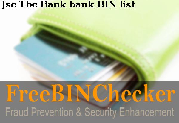 Jsc Tbc Bank BIN 목록