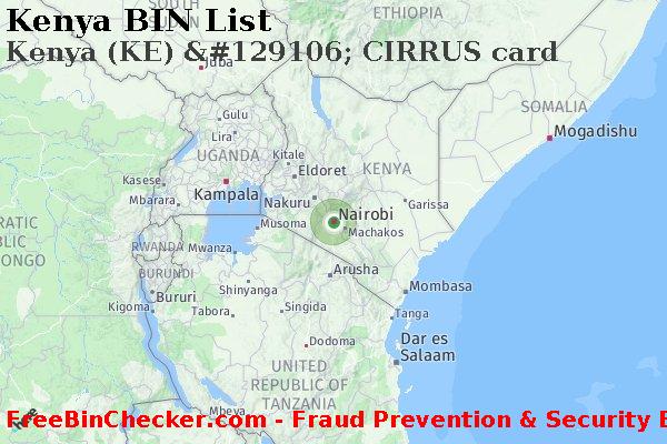 Kenya Kenya+%28KE%29+%26%23129106%3B+CIRRUS+card BIN List
