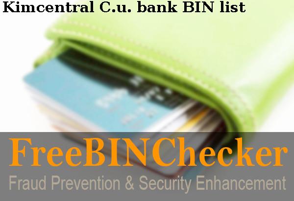 Kimcentral C.u. BIN List