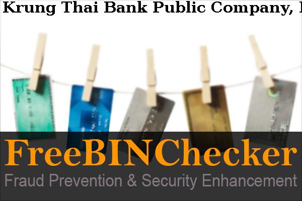 Krung Thai Bank Public Company, Ltd. Список БИН
