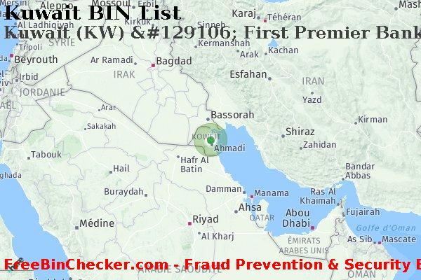 Kuwait Kuwait+%28KW%29+%26%23129106%3B+First+Premier+Bank BIN Liste 