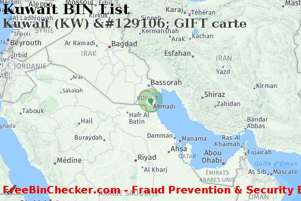 Kuwait Kuwait+%28KW%29+%26%23129106%3B+GIFT+carte BIN Liste 